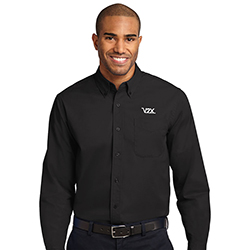 LONG SLEEVE EASY CARE BUTTON UP SHIRT