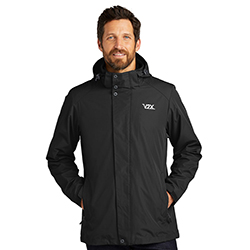 PORT AUTHORITY MENS ALL WEATHER 3-IN-1 JACKET
