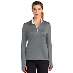 LADIES NIKE DRI-FIT 1/2 ZIP PULLOVER