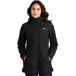 PORT AUTHORITY LADIES ALL WEATHER 3-IN-1 JACKET